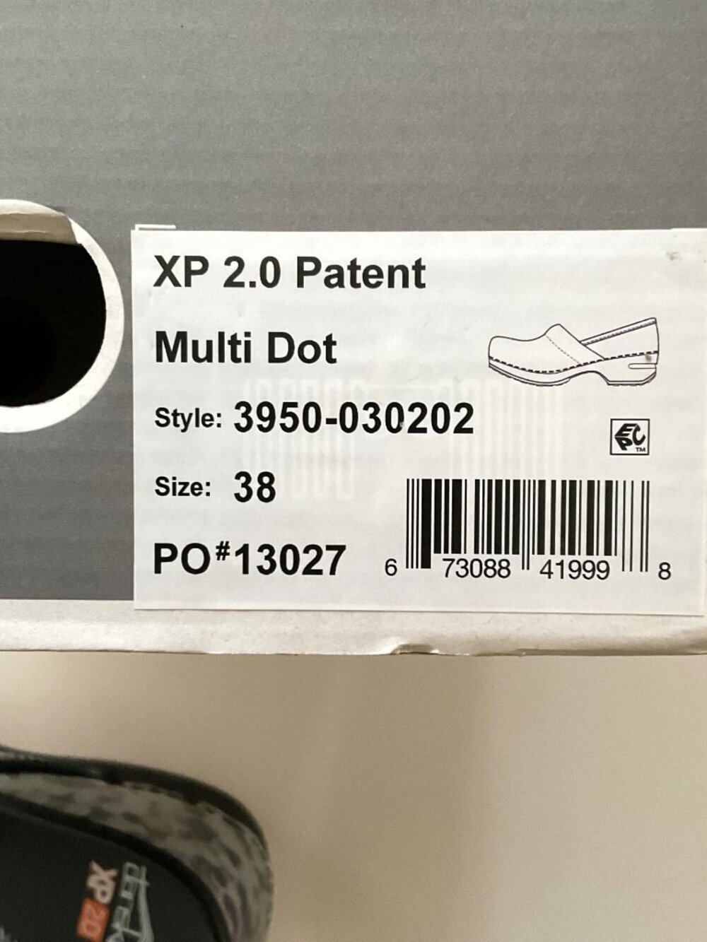 DANSKO XP 2.0 MULTI DOT PATENT LEATHER CLOGS - Picture 9 of 15